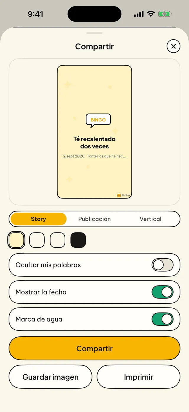 Compártelo, o guárdatelo.