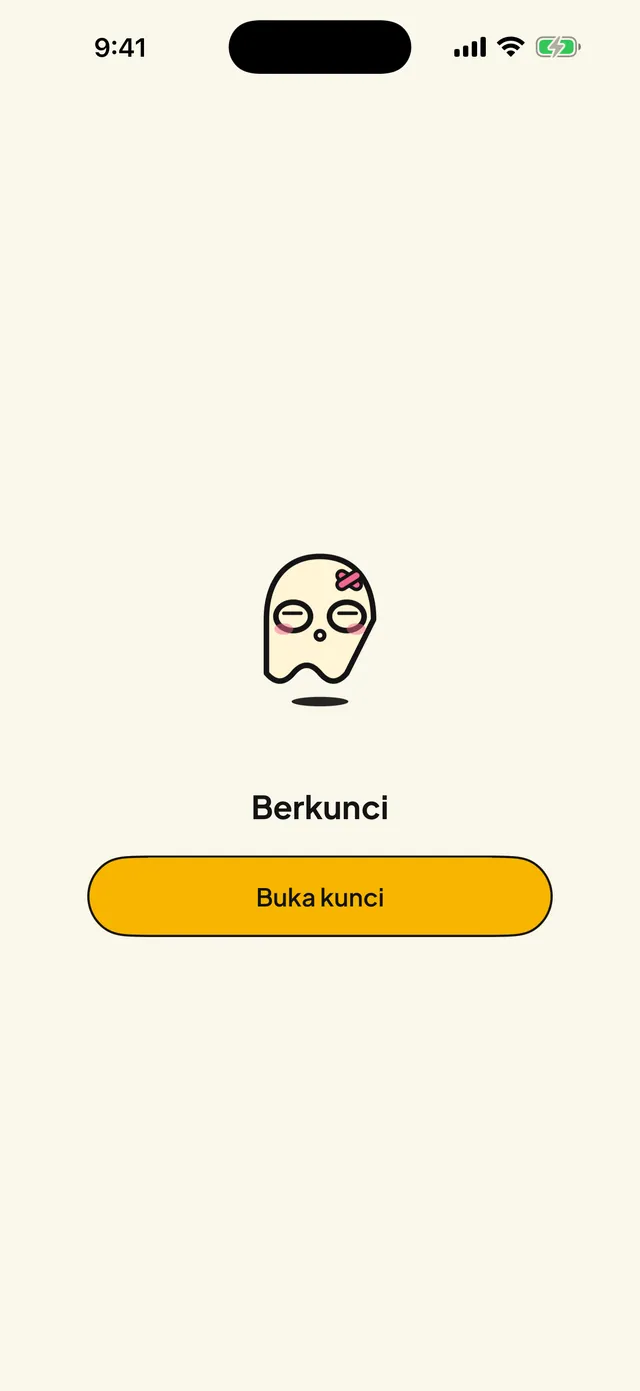Berkunci, milik anda sahaja.