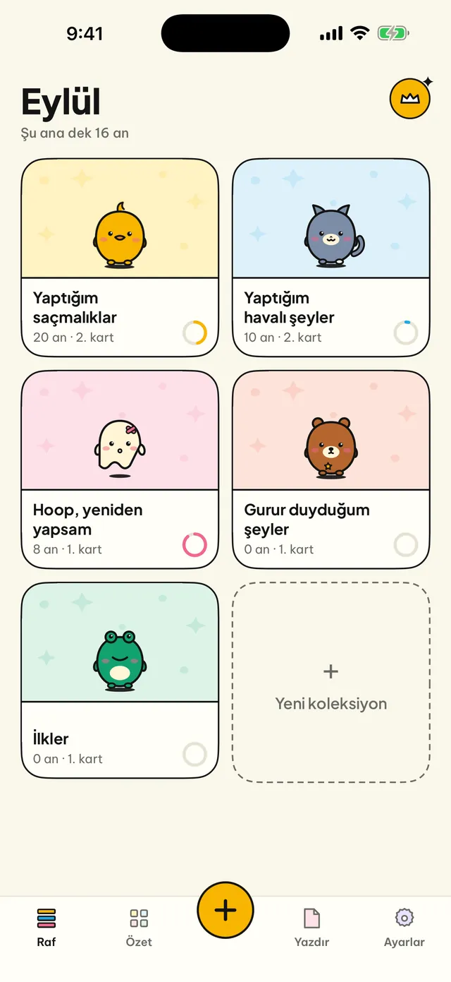 Küçük şeyler için bir günlük.